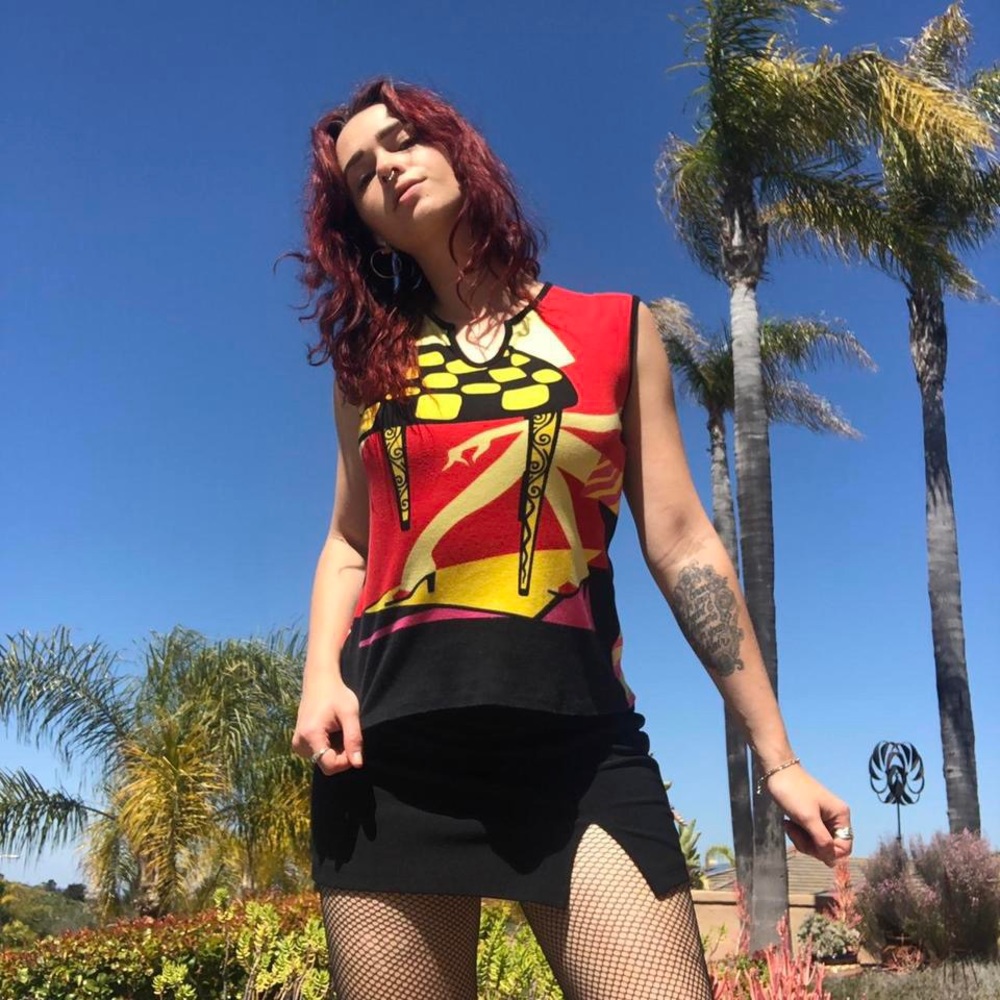 VTG Abstract Funky Artsy Tank Top